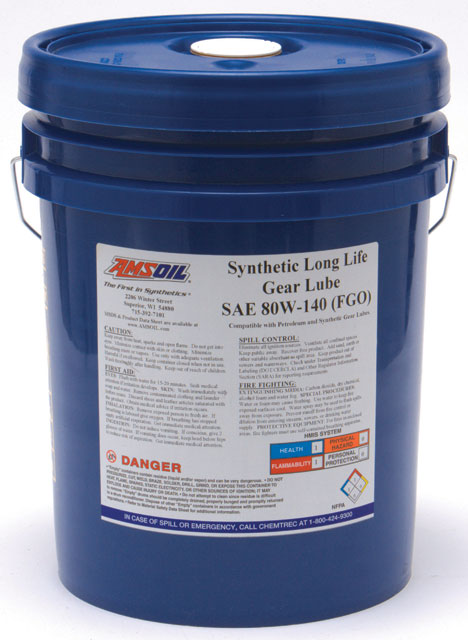 Long Life Synthetic Gear Lube SAE 80W-140 Long Life Synthetic Gear Lube SAE 80W-140